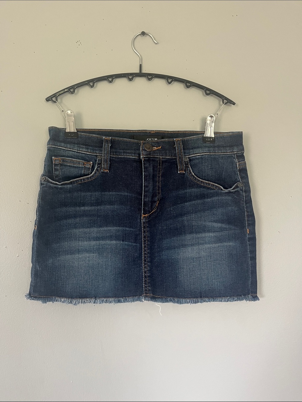 Joe's Jeans Dark Blue Denim Mini Skirt 27
